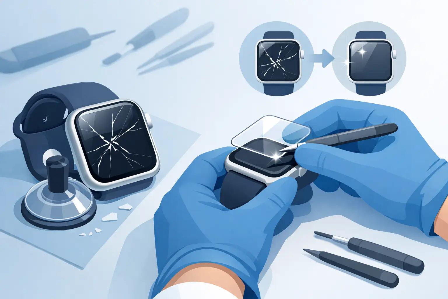 Oprava Apple Watch skla: kedy sa oplatí