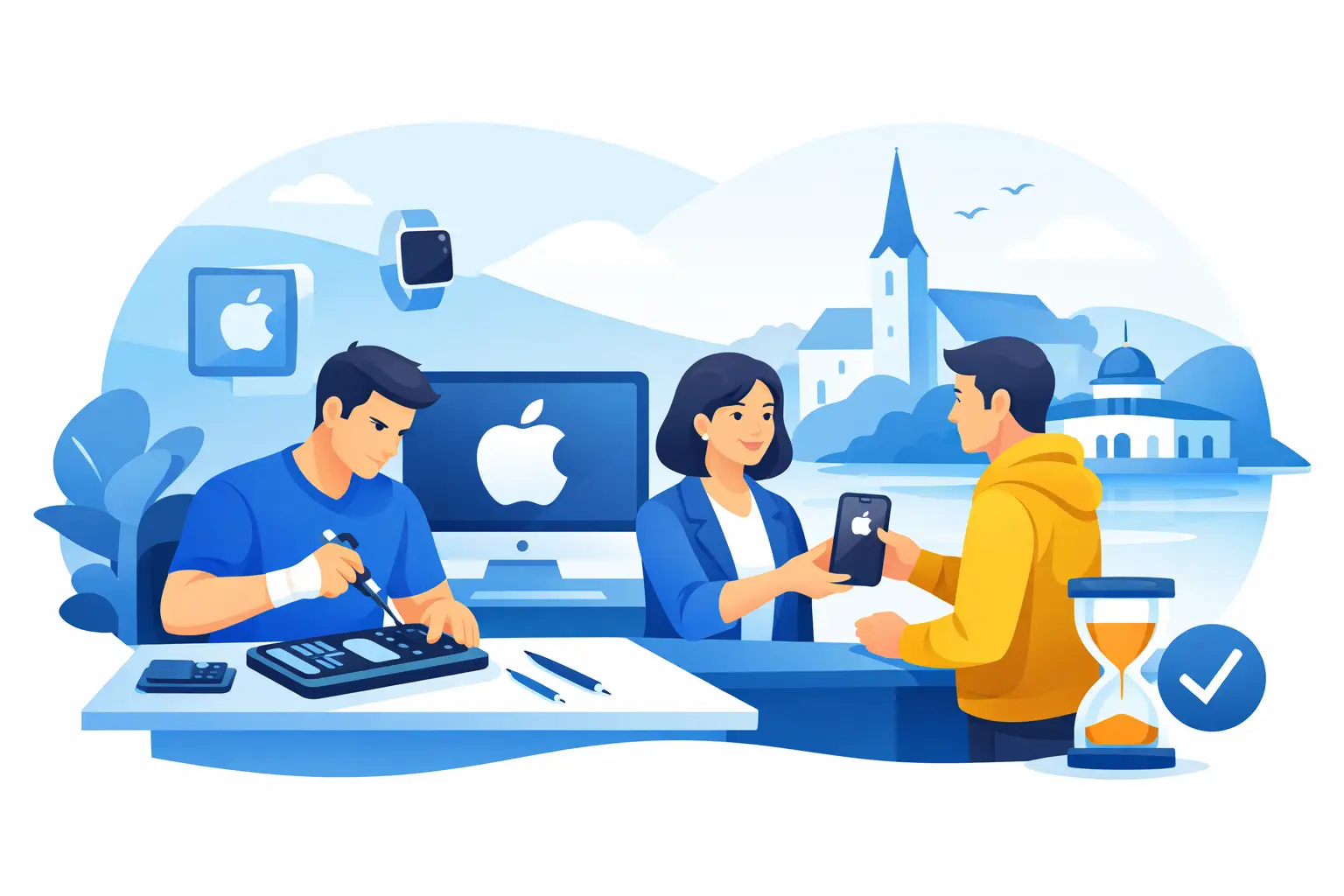 Apple servis v Piešťanoch bez zbytočných prieťahov