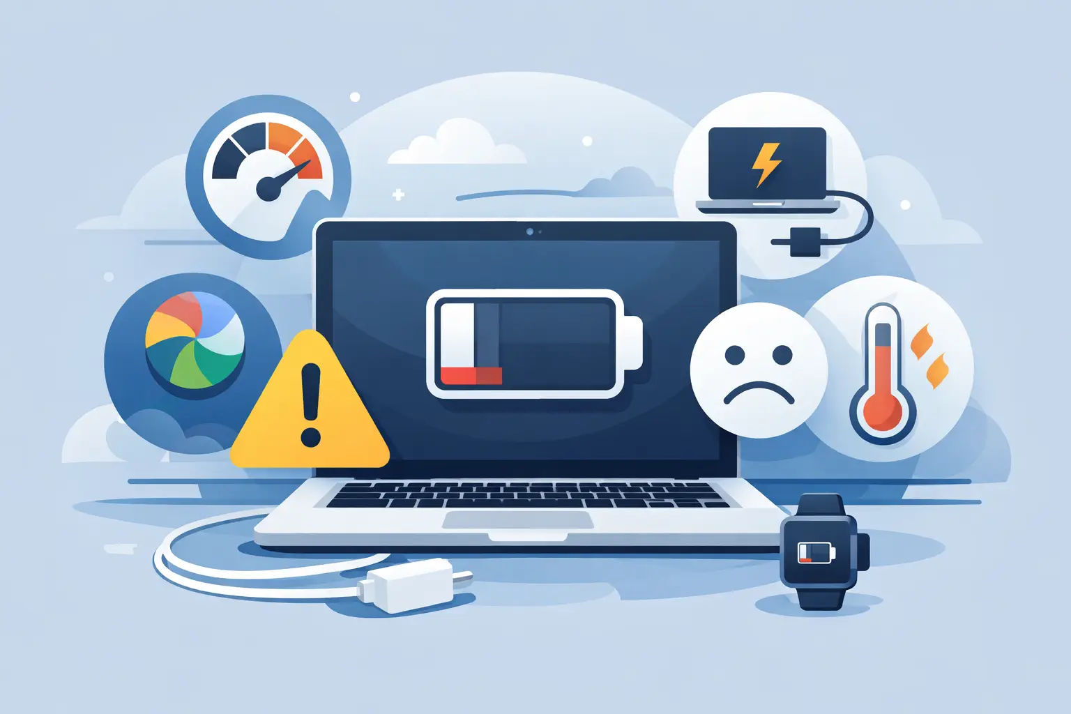 5 znakov unavenej batérie MacBooku v praxi
