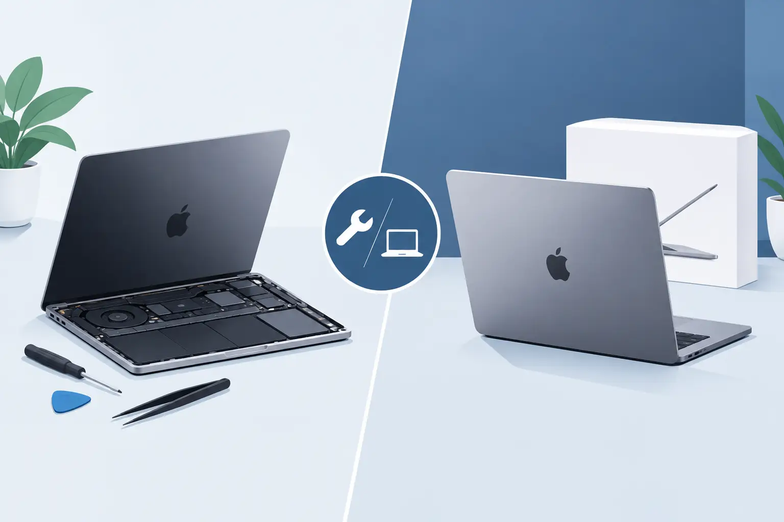 Servis MacBooku versus výmena zariadenia